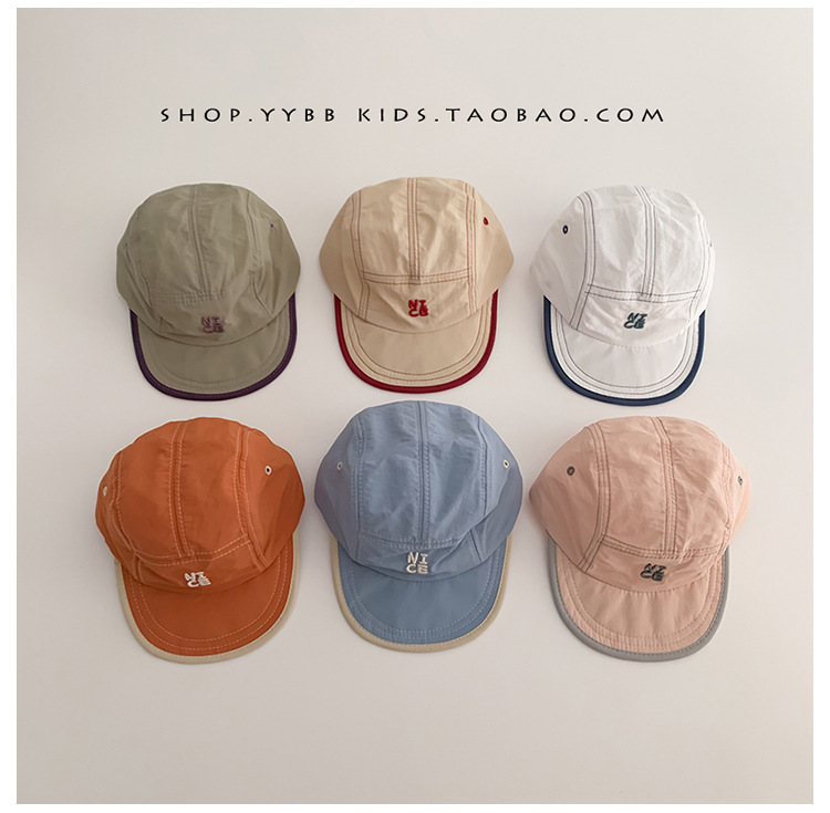 Summer Quick Dry Hat for Baby  - Embroidery Cap ulasan dan harga