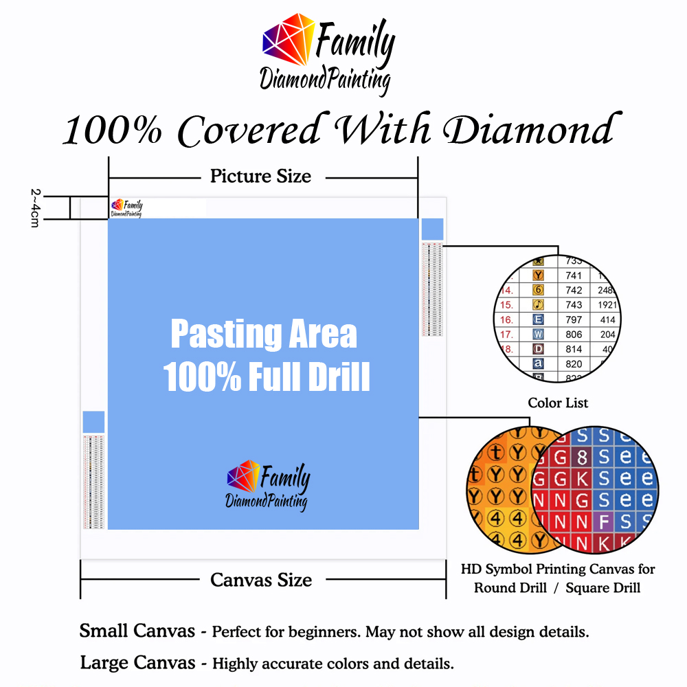 Diamond Painting Family Full F - Embroidery Egg ulasan dan harga