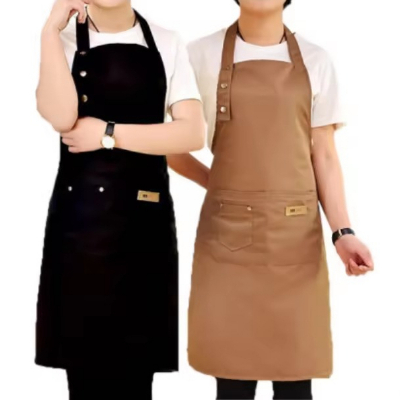 Waterproof Kitchen Apron Perfe - Embroidery Apron ulasan dan harga