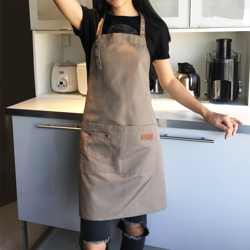 Waterproof Kitchen Apron Perfe - Embroidery Apron ulasan dan harga