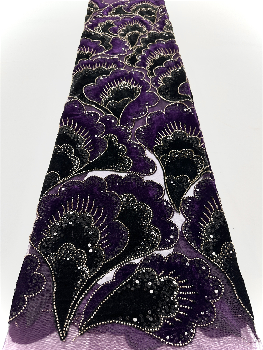 New African Velvet Lace Fabric - Velvet Fabric Embroidery ulasan dan harga