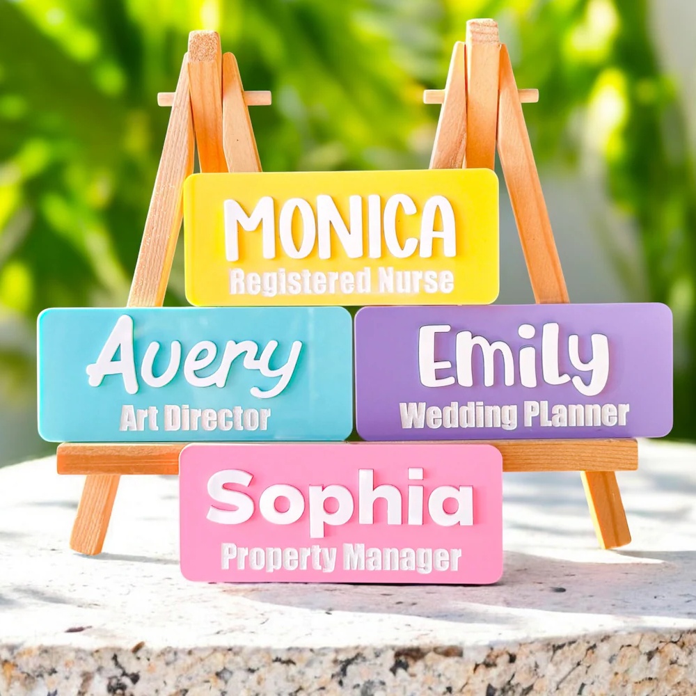 Custom Name Brooch Personalize - Embroidery Names ulasan dan harga