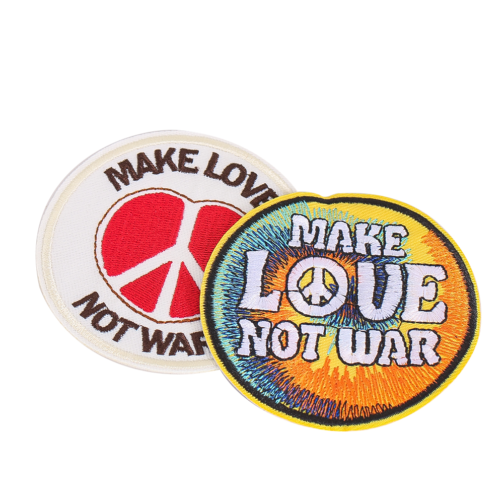 Anti War Make Love Not War Emb - Embroidery Jacket Jeans ulasan dan harga