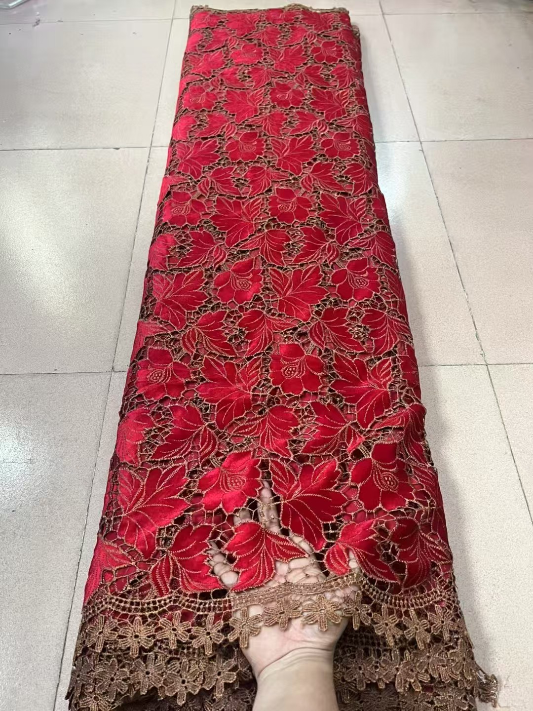 African Velvet Lace Fabric 5 Y - Velvet Fabric Embroidery ulasan dan harga