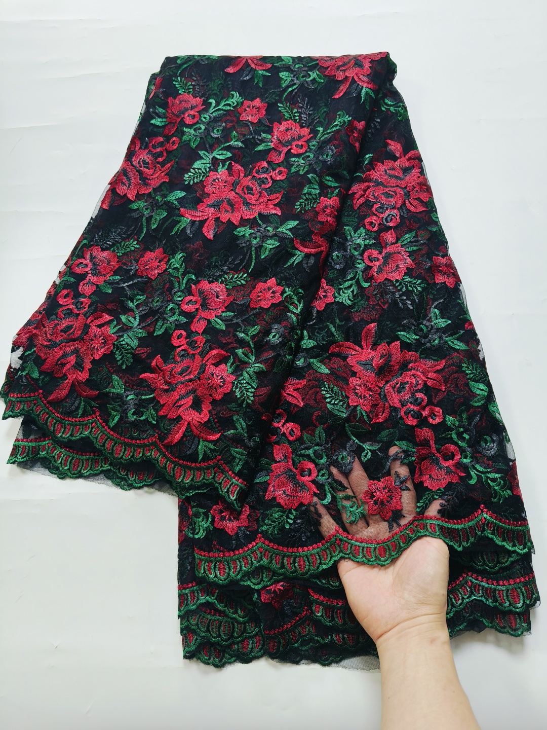 5Yards Latest Best Quality Del - Embroidery Abaya ulasan dan harga