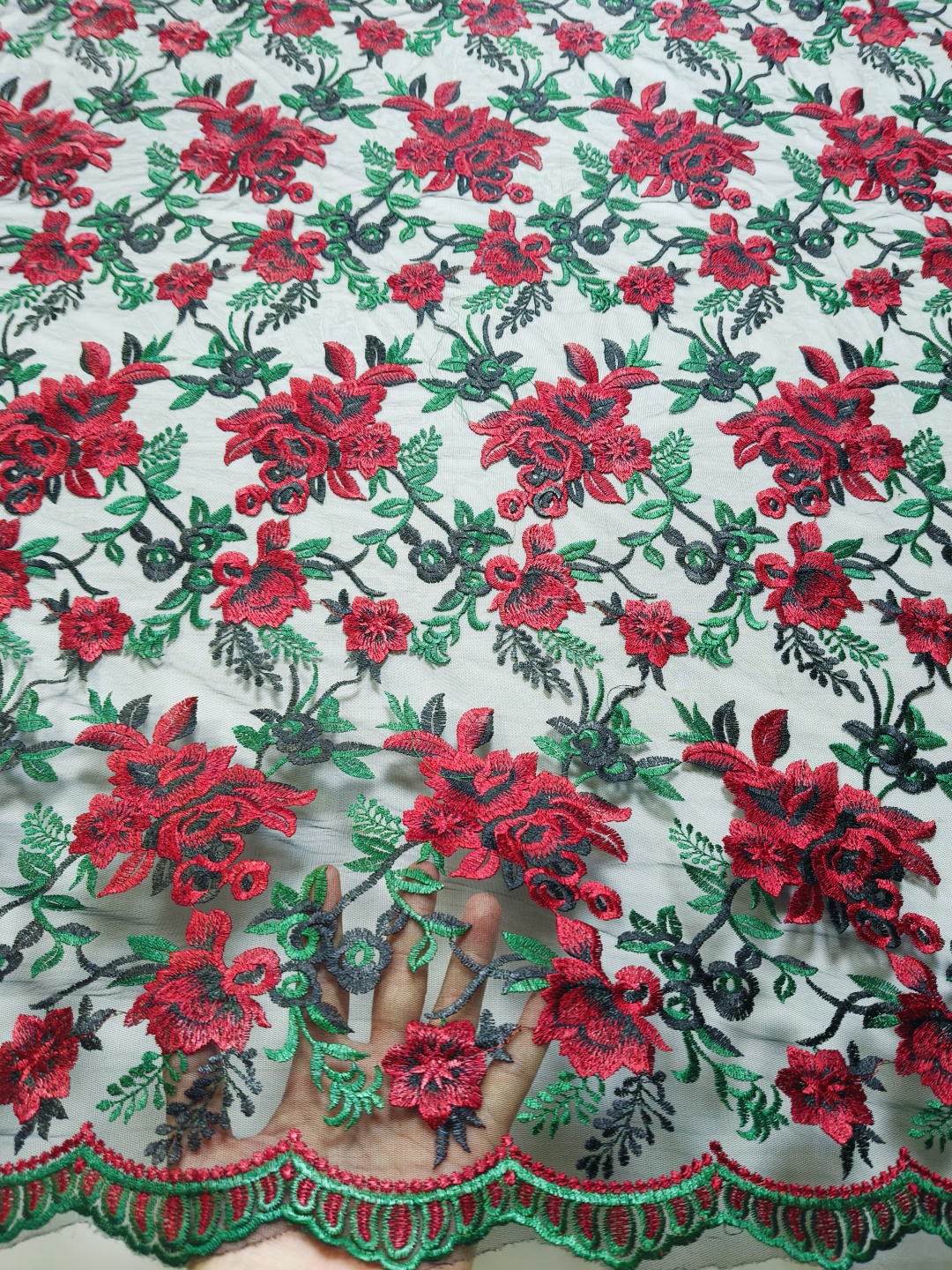 5Yards Latest Best Quality Del - Embroidery Abaya ulasan dan harga