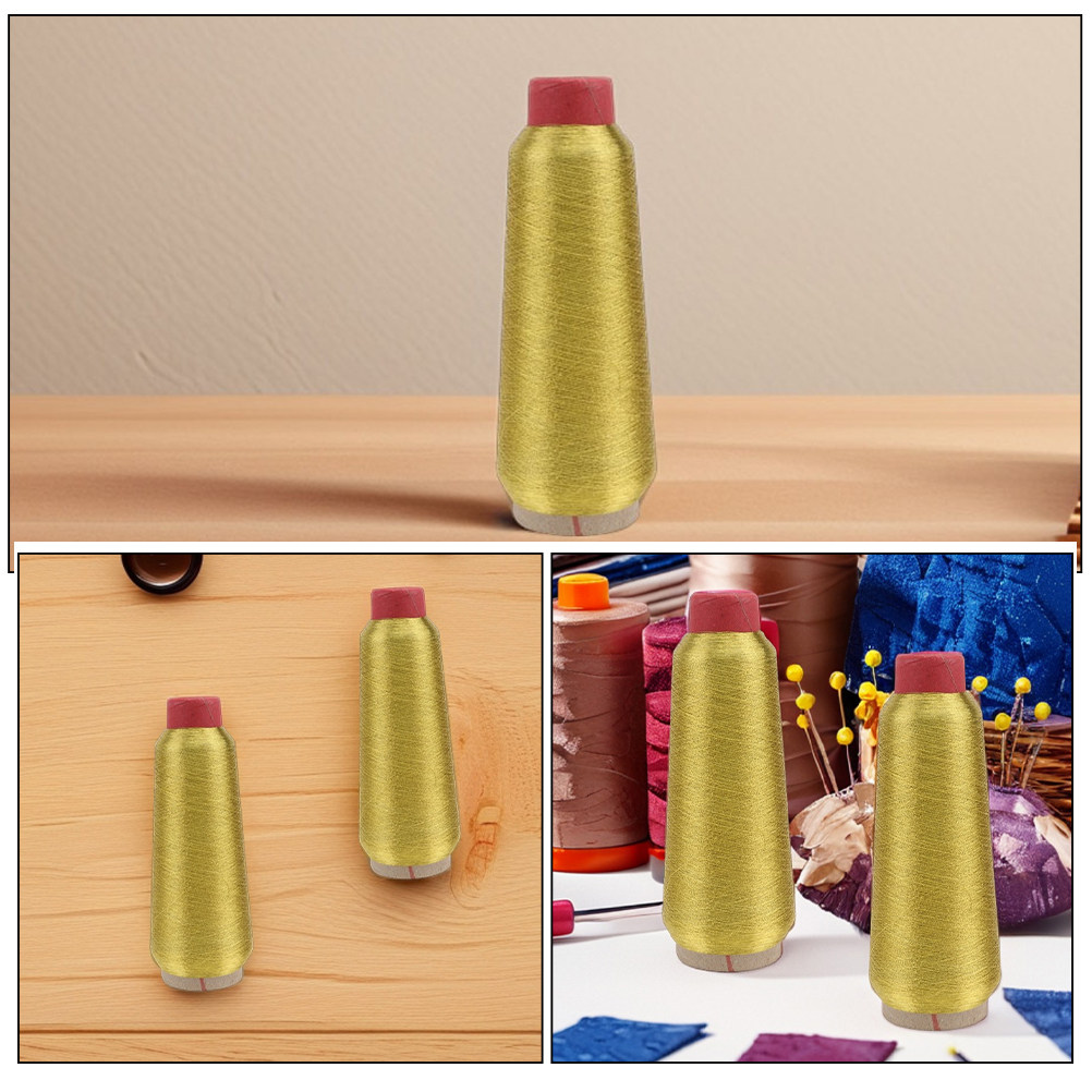 2 Rolls Premium Golden Metalli - Embroidery Premium ulasan dan harga