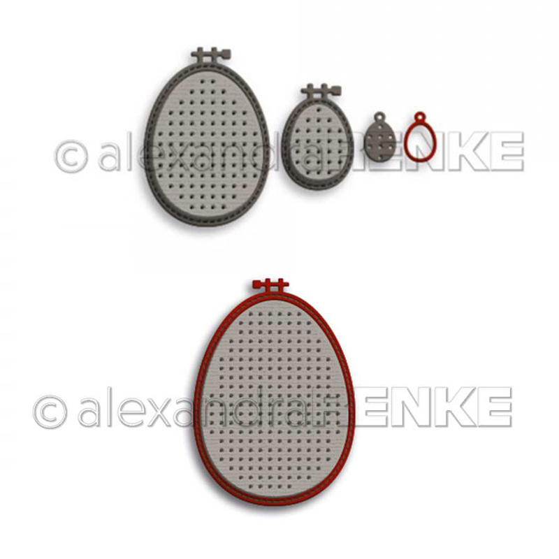 Piggy Craft metal cutting dies - Embroidery Egg ulasan dan harga
