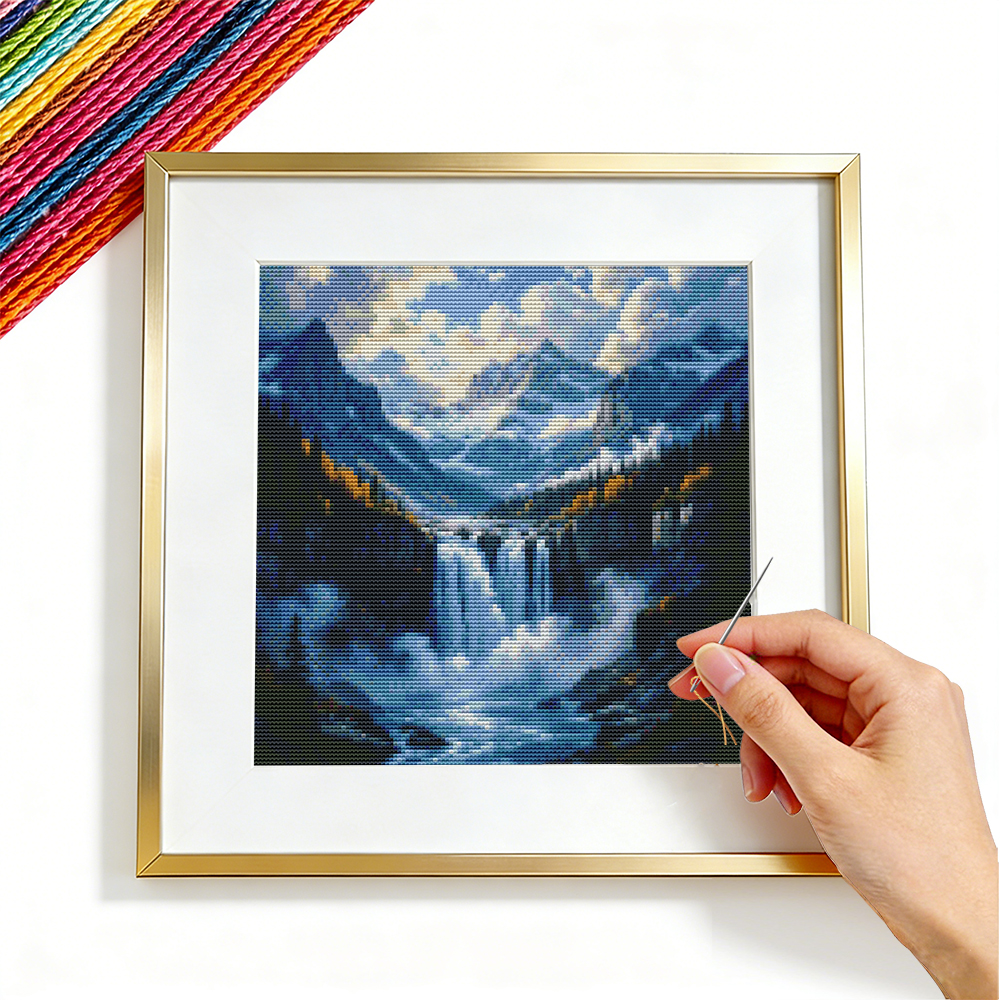 11CT Cross Embroidery Sets Mou - Embroidery Guide Paper ulasan dan harga