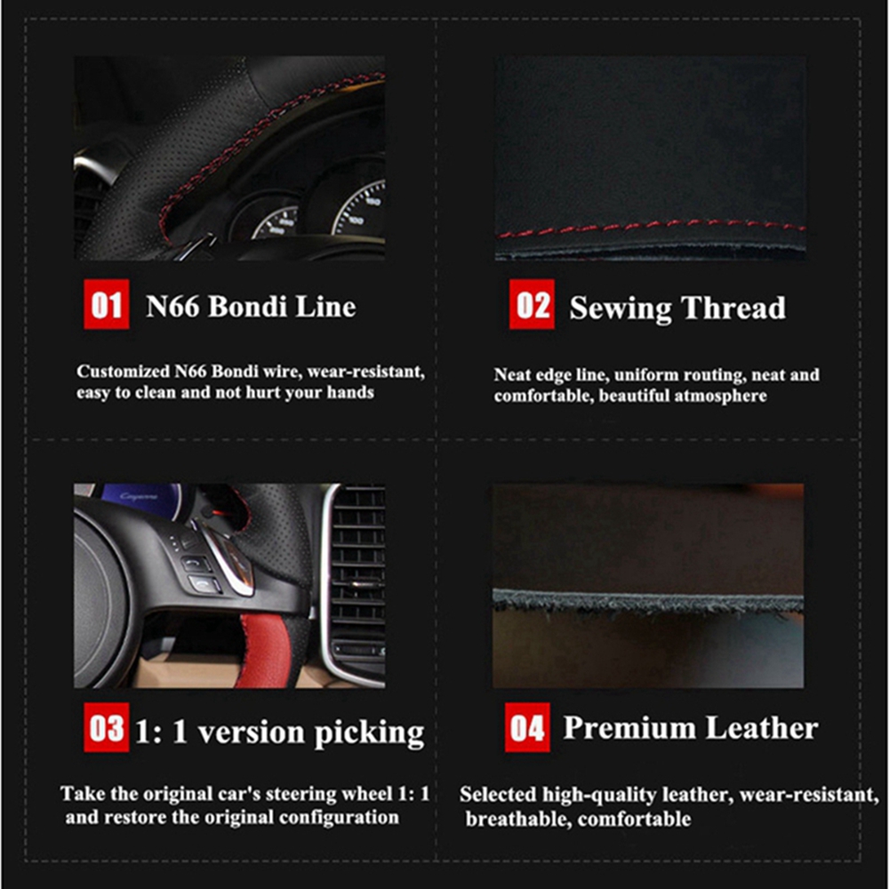 Hand-stitched Car Steering Whe - Embroidery Hub ulasan dan harga