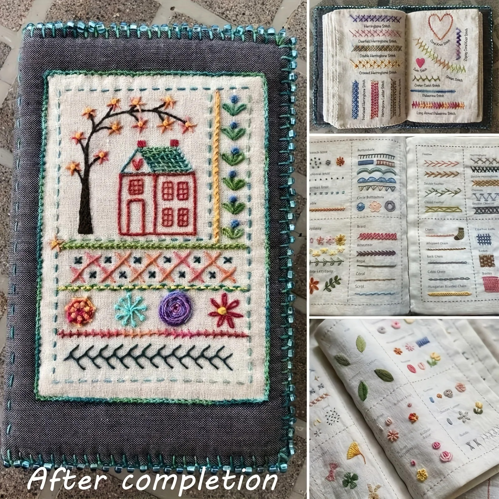 DIY Embroidery Stitch Book - H - Embroidery Guide Book ulasan dan harga