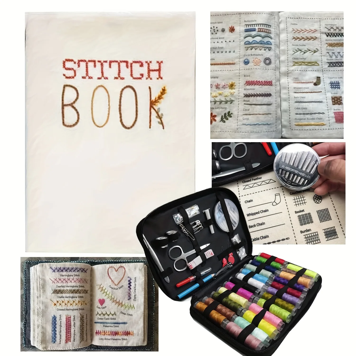 DIY Embroidery Stitch Book - H - Embroidery Guide Book ulasan dan harga