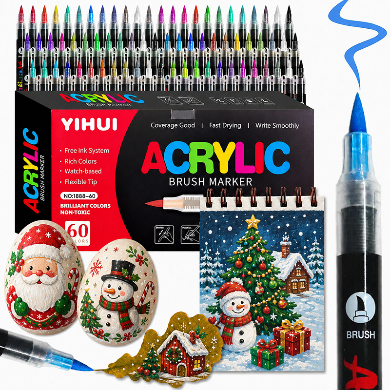 12-60 Colors Acrylic Paint Mar - Embroidery Egg ulasan dan harga