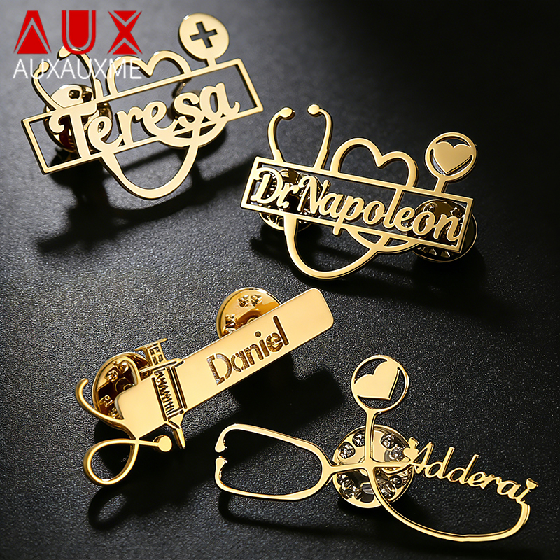 Auxauxme Custom Stethoscope Na - Embroidery Names ulasan dan harga