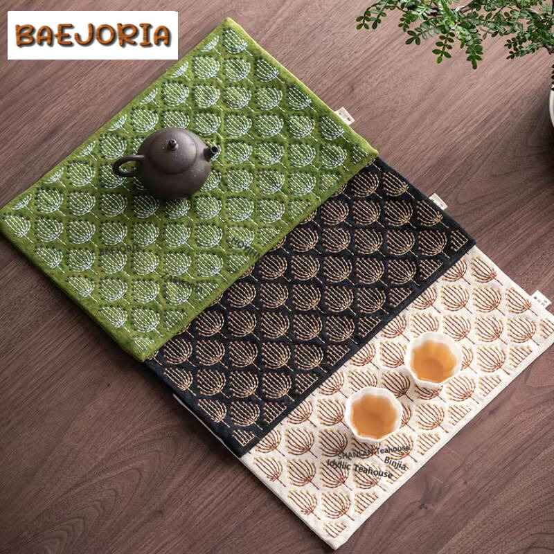 Chinese Zen Style Fabric Embro - Embroidery Cloth ulasan dan harga