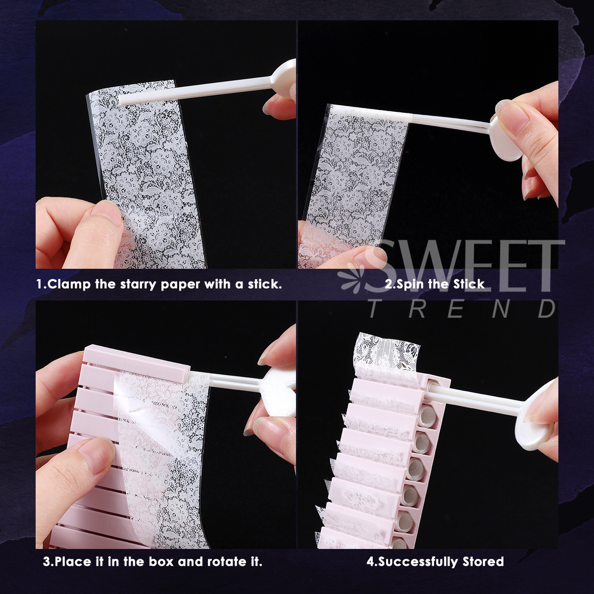 Nail Transfer Foils Storage Bo - Transfer Paper Carbon ulasan dan harga