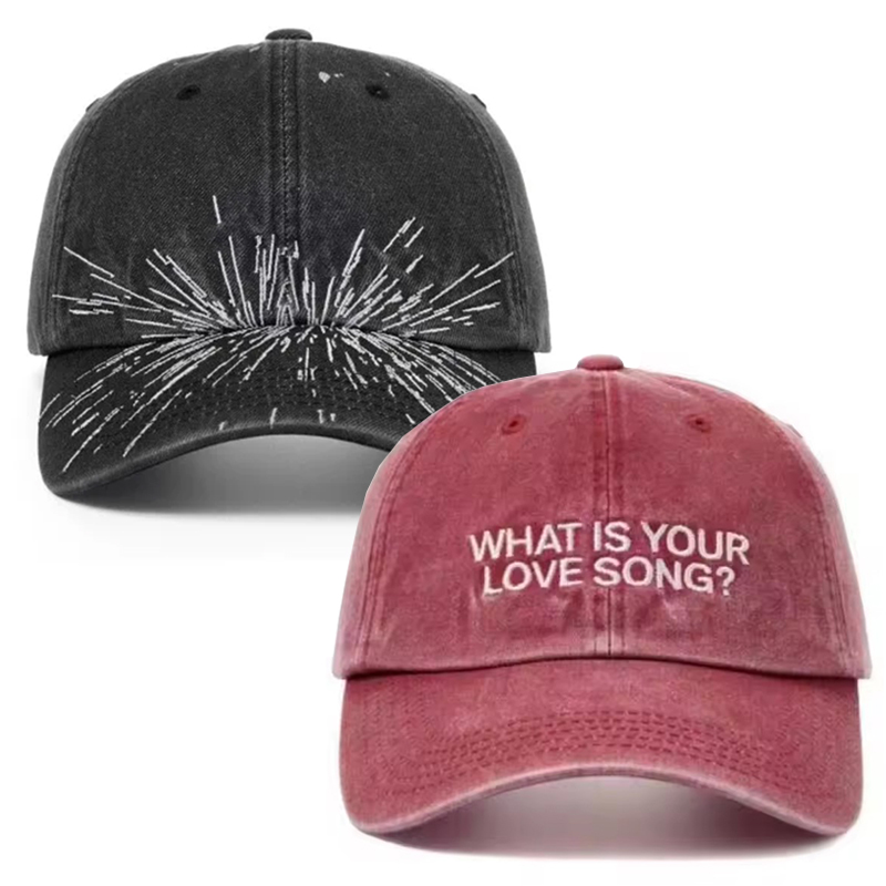 @Kpop “What Is Your Love Song” - Embroidery Cap ulasan dan harga