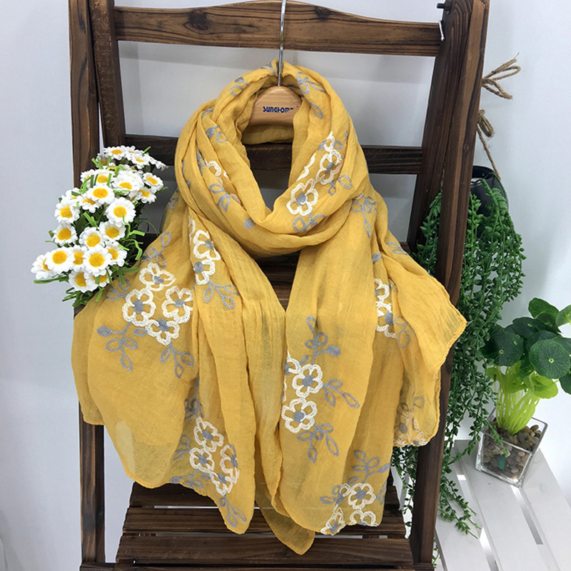 Many Colours Ethnic Embroidery - Embroidery Shawl ulasan dan harga