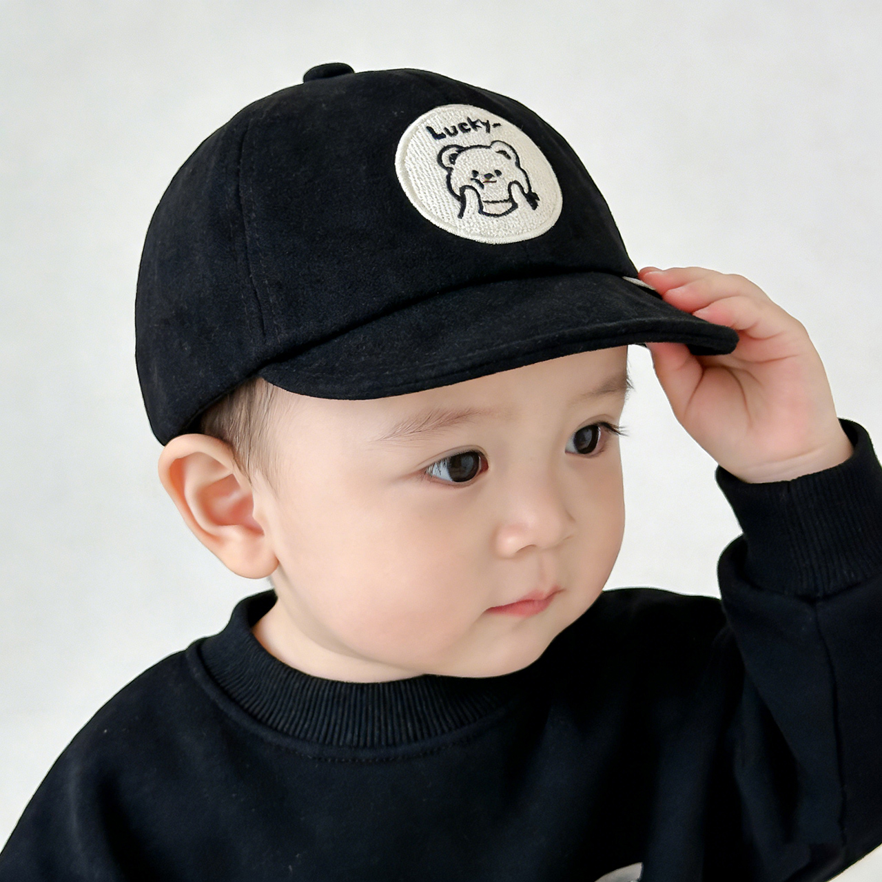 Solid Color Baby Baseball Hat  - Embroidery Cap ulasan dan harga