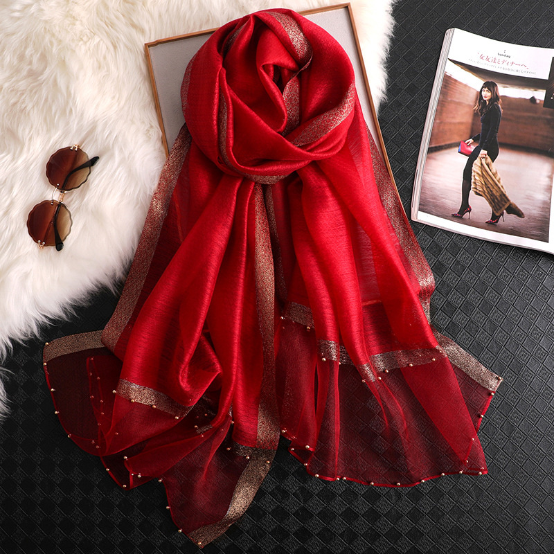 2024 Luxury 100% Silk Shawl Sc - Embroidery Shawl ulasan dan harga
