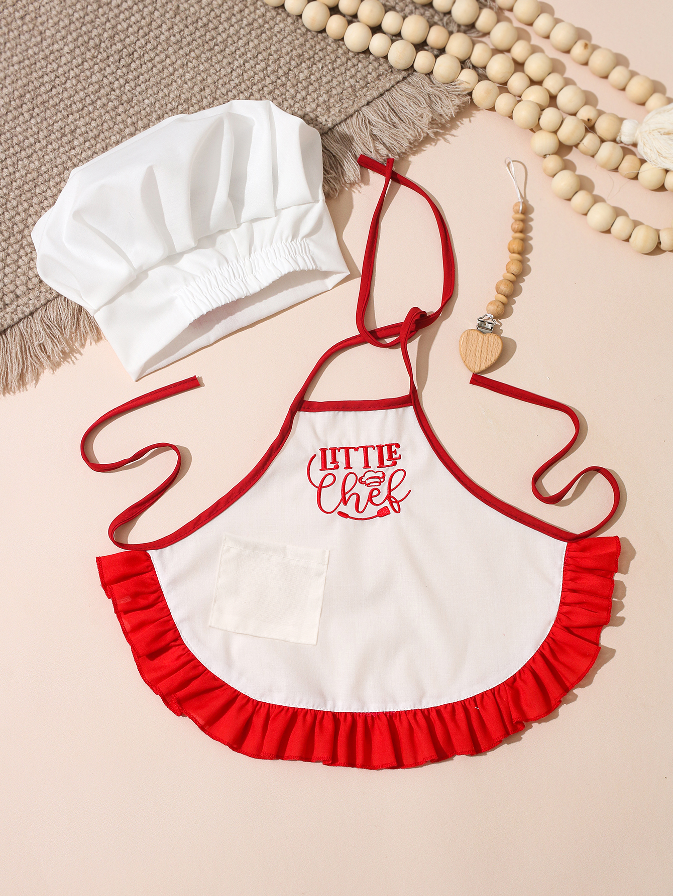 Ylsteed 2Pcs Newborn Embroider - Embroidery Apron ulasan dan harga