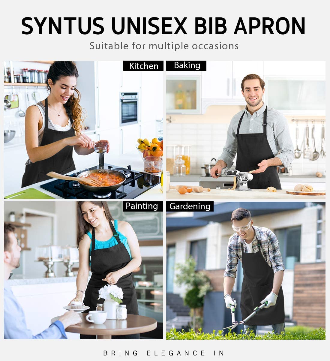 18 Colors Custom LOGO Aprons F - Embroidery Apron ulasan dan harga