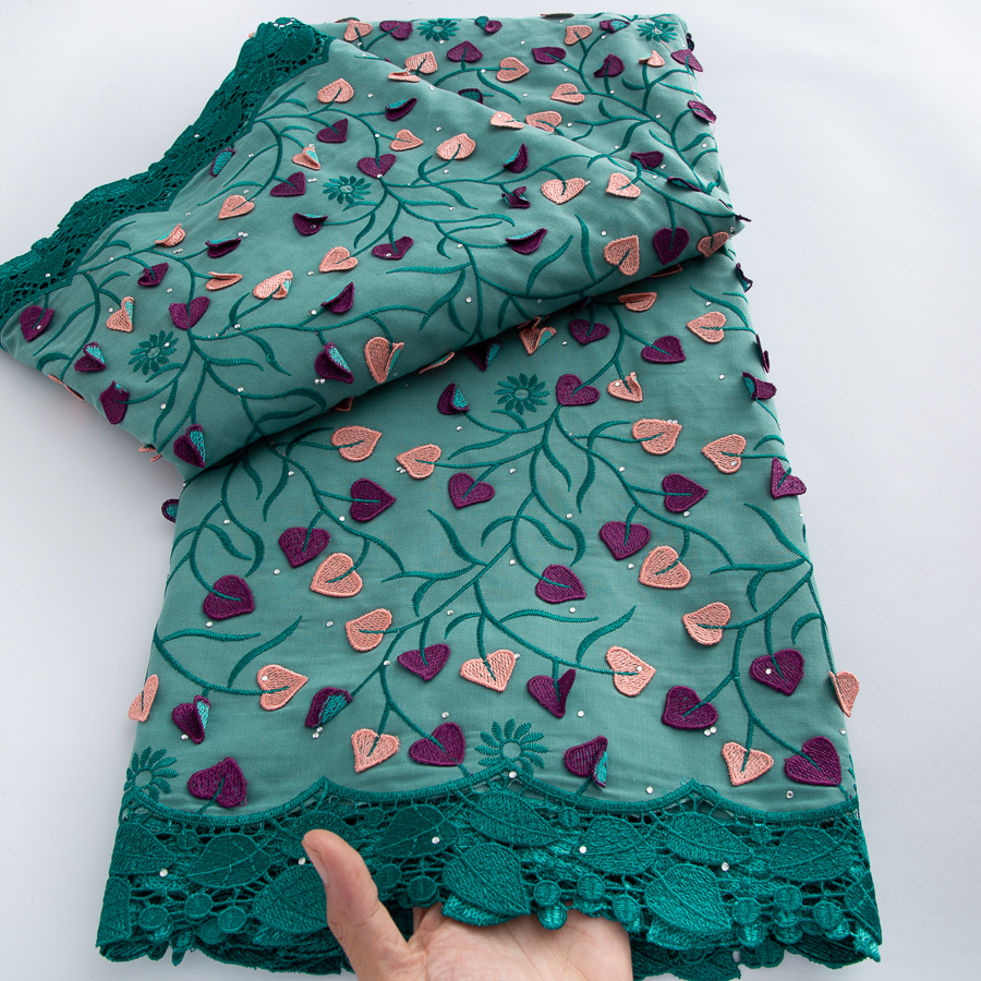 Nigerian Embroidery Cotton Lac - Embroidery Abaya ulasan dan harga