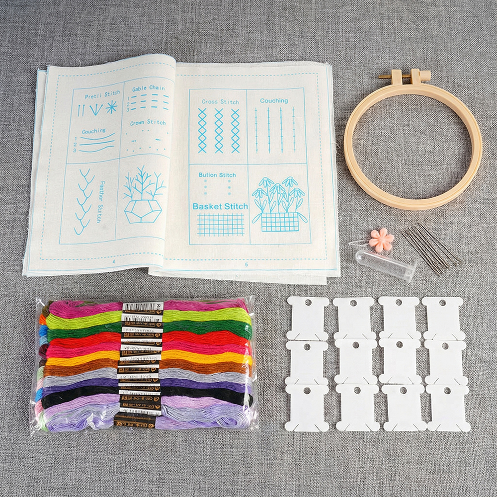 Hand-Embroidery Books Starter  - Embroidery Guide Book ulasan dan harga