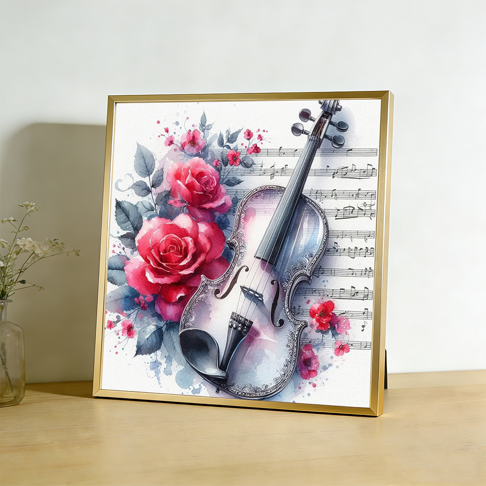 Cross Point Embroidery Violin  - Embroidery Guide Paper ulasan dan harga