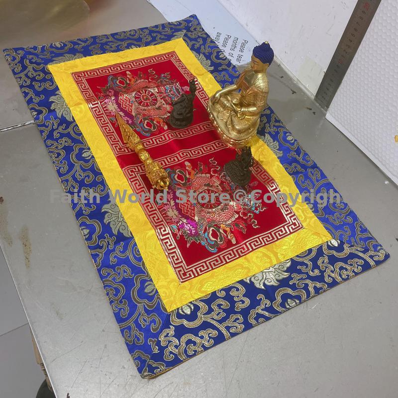 Buddhist item Buddhist tablecl - Embroidery Cloth ulasan dan harga