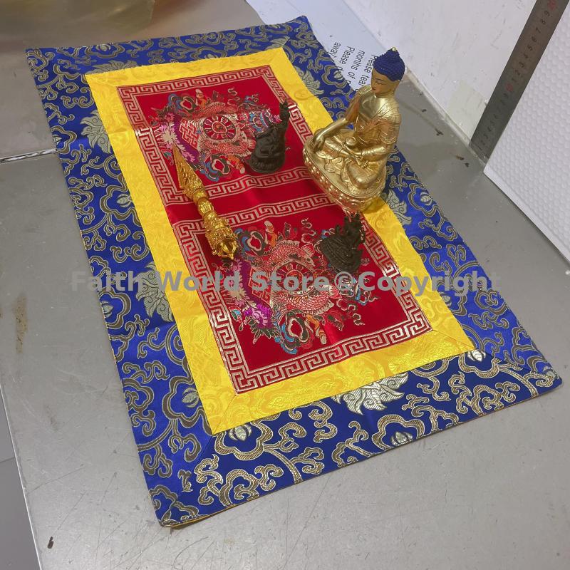Buddhist item Buddhist tablecl - Embroidery Cloth ulasan dan harga