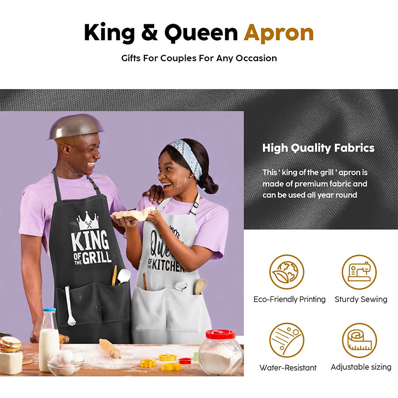 Polyester Neck Adjustable Apro - Embroidery Apron ulasan dan harga