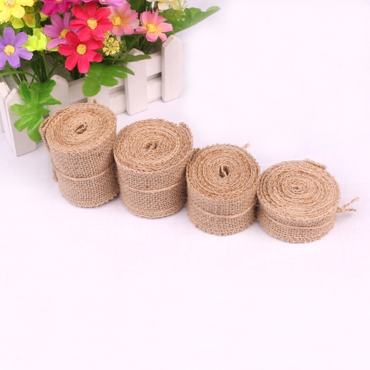 5-30CM natural jute linen fabr - Linen Fabric Natural ulasan dan harga