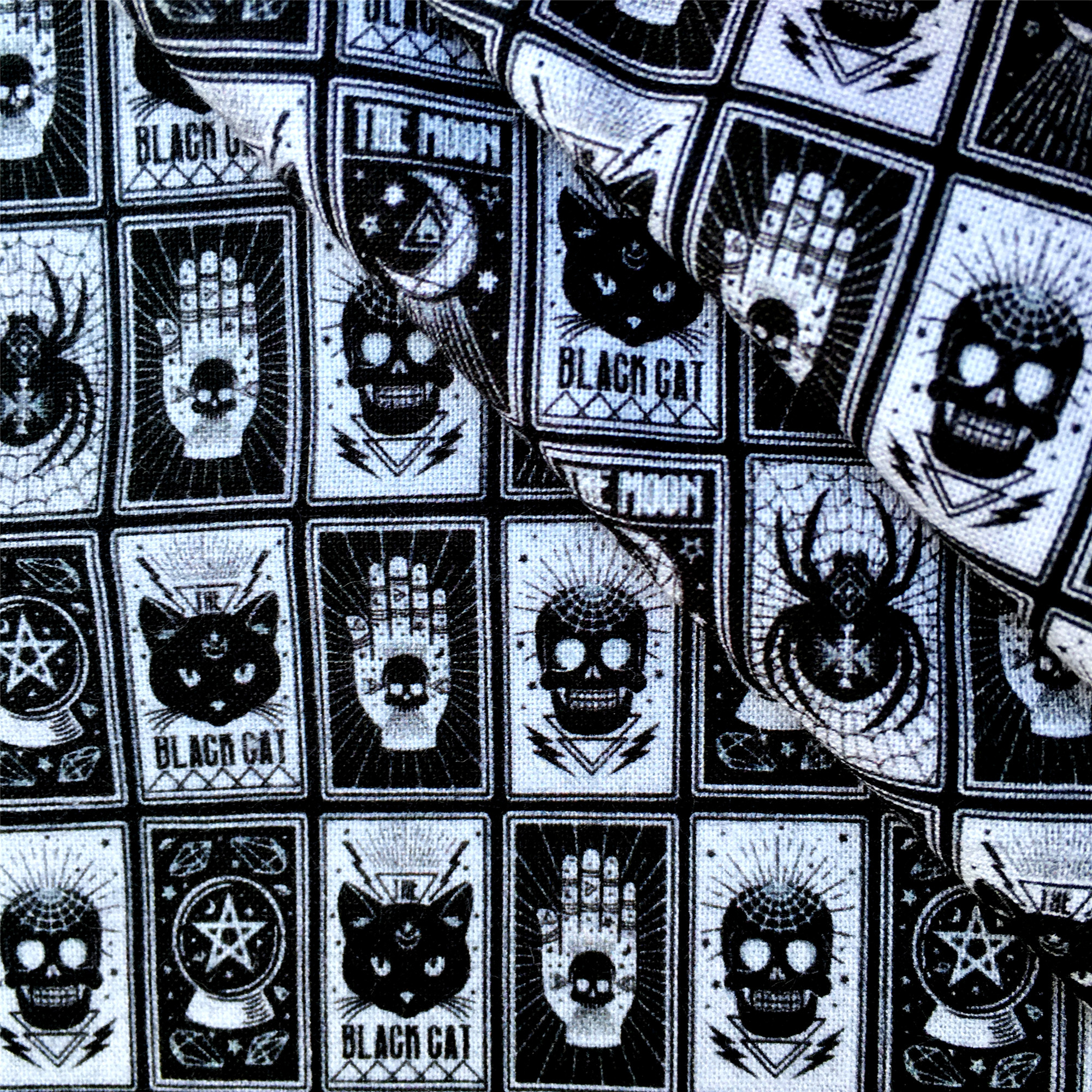 50*145cm Patchwork Black Hallo - Linen Fabric Natural ulasan dan harga