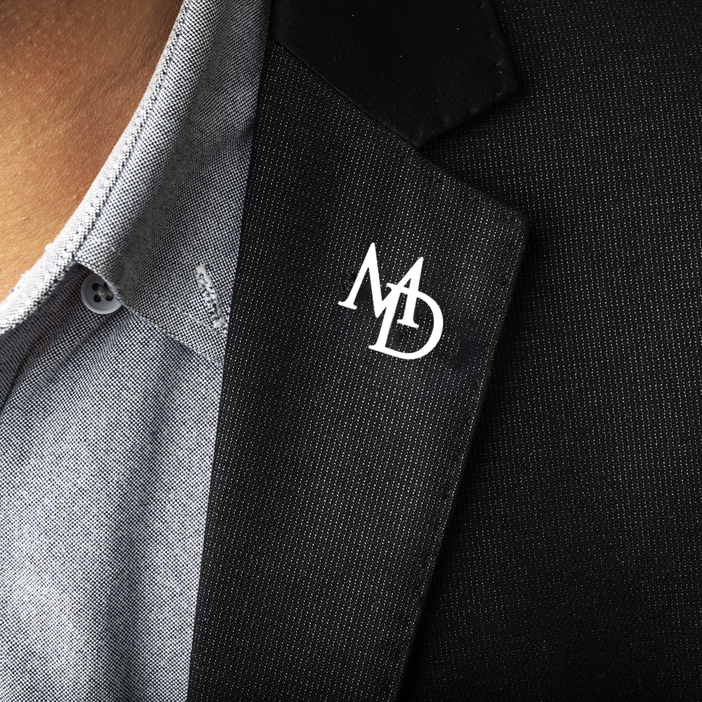 Tangula Custom Initials Brooch - Embroidery Names ulasan dan harga