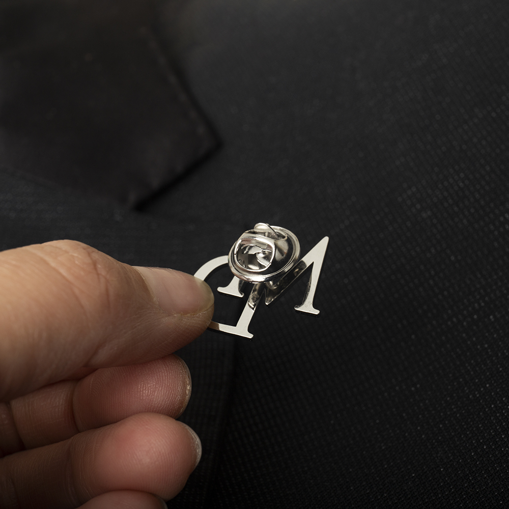 Tangula Custom Initials Brooch - Embroidery Names ulasan dan harga