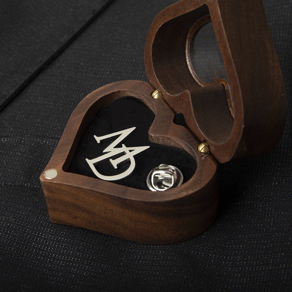 Tangula Custom Initials Brooch - Embroidery Names ulasan dan harga