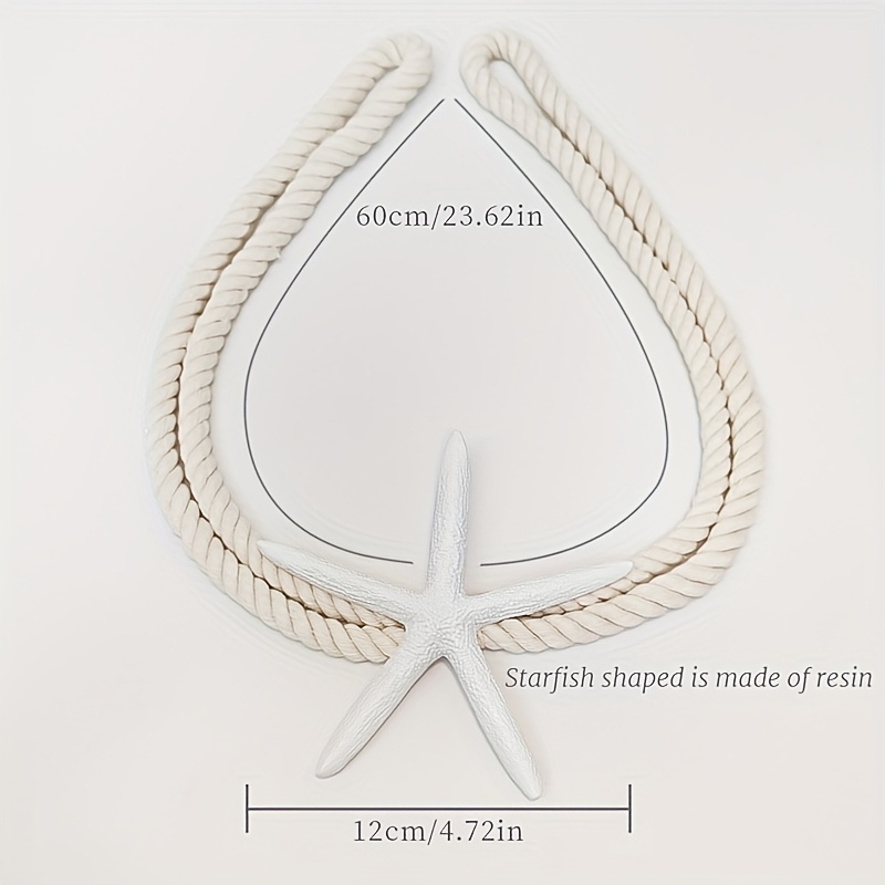 2PCS Natural Starfish Curtain  - Linen Fabric Natural ulasan dan harga