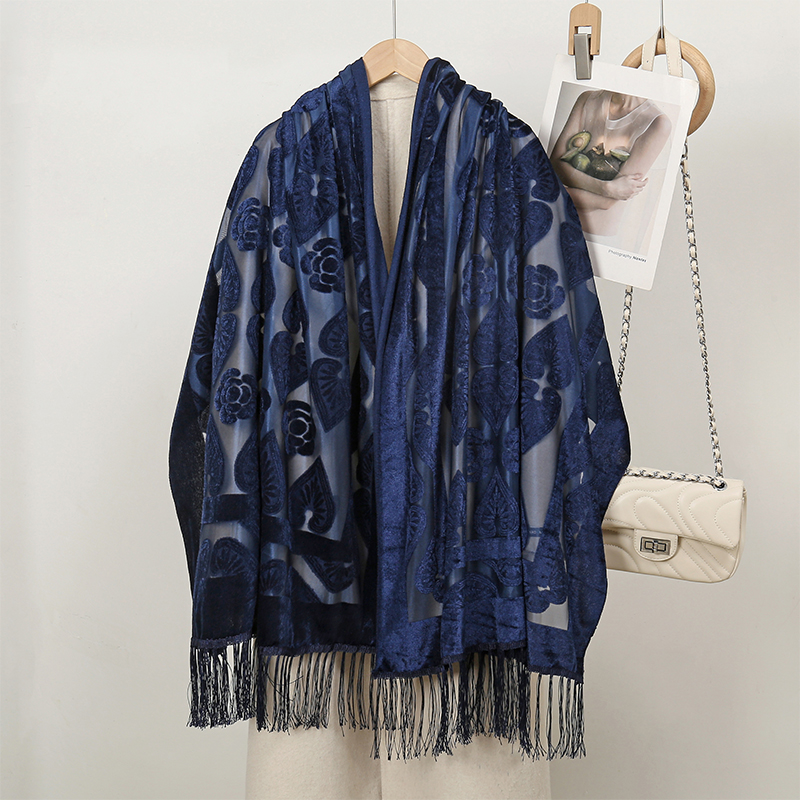 2024 Luxury Silk Embroidery Fl - Embroidery Shawl ulasan dan harga