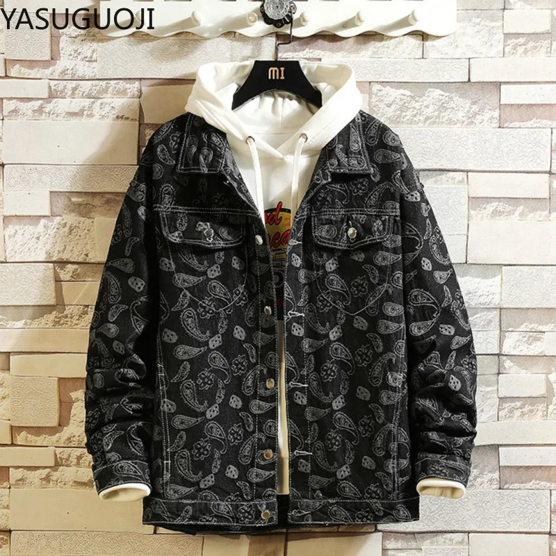 New 2025 Spring Japanese Vinta - Embroidery Jacket Jeans ulasan dan harga