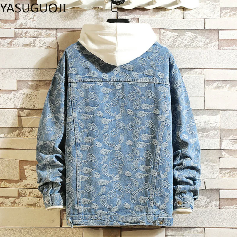 New 2025 Spring Japanese Vinta - Embroidery Jacket Jeans ulasan dan harga