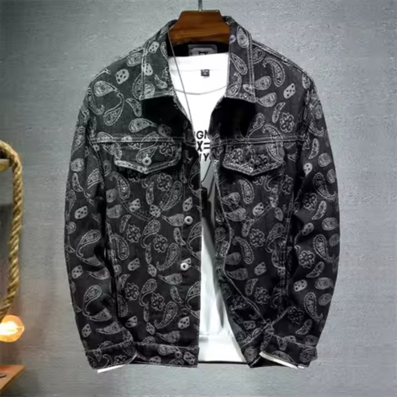 New 2025 Spring Japanese Vinta - Embroidery Jacket Jeans ulasan dan harga
