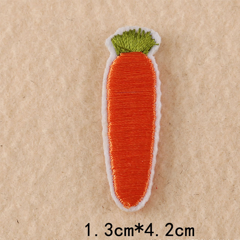 Kids Cartoon Carrot Leaf Hambu - Embroidery Egg ulasan dan harga