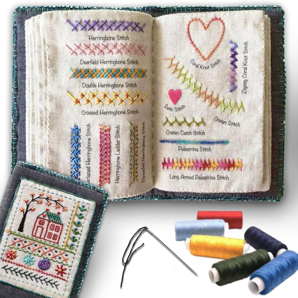Embroidery Kit DIY Stitch Book - Embroidery Guide Book ulasan dan harga