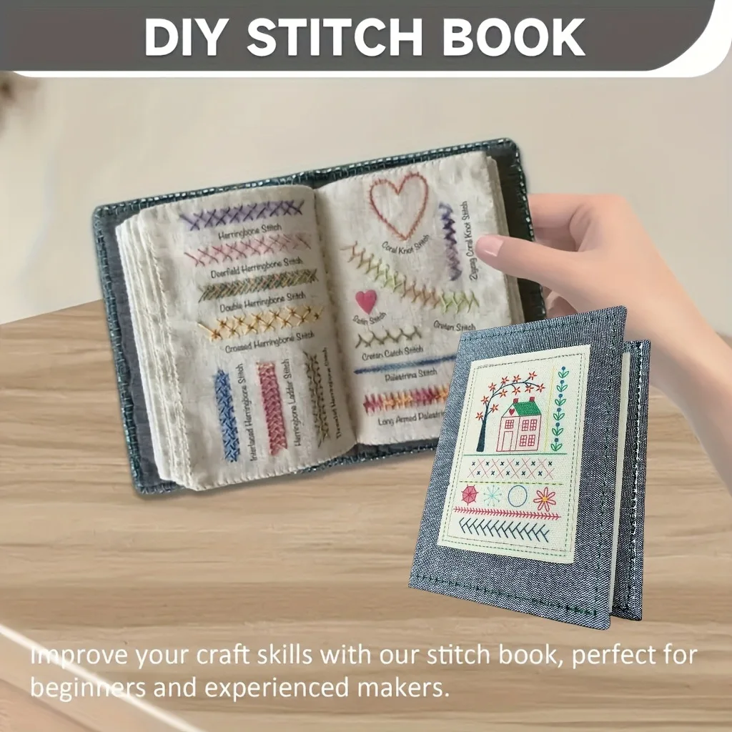 Embroidery Kit DIY Stitch Book - Embroidery Guide Book ulasan dan harga