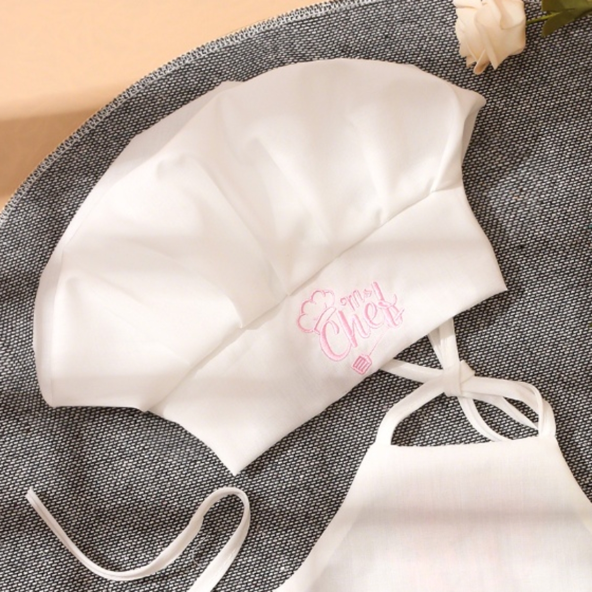 Ylsteed 2Pcs Set Newborn Girl  - Embroidery Apron ulasan dan harga