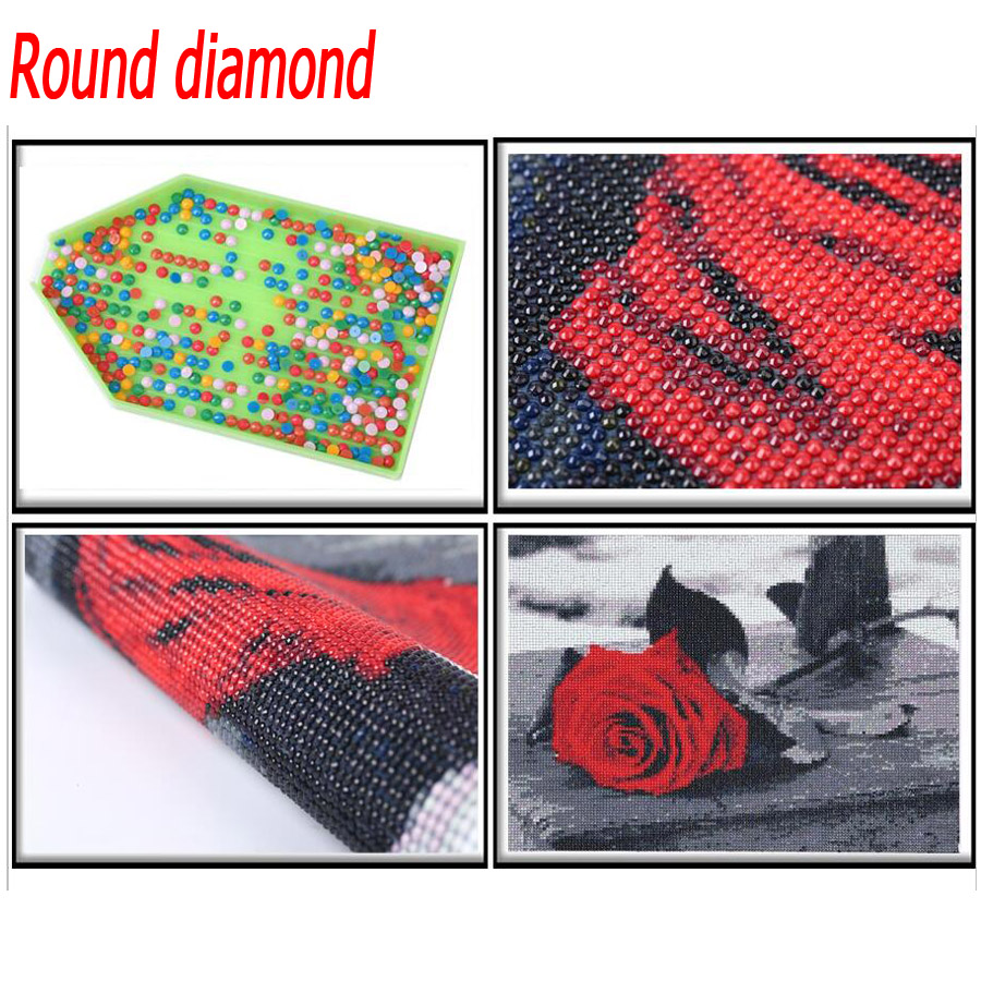 Large Wolf Run Full Round Dril - Embroidery Running Stitch ulasan dan harga