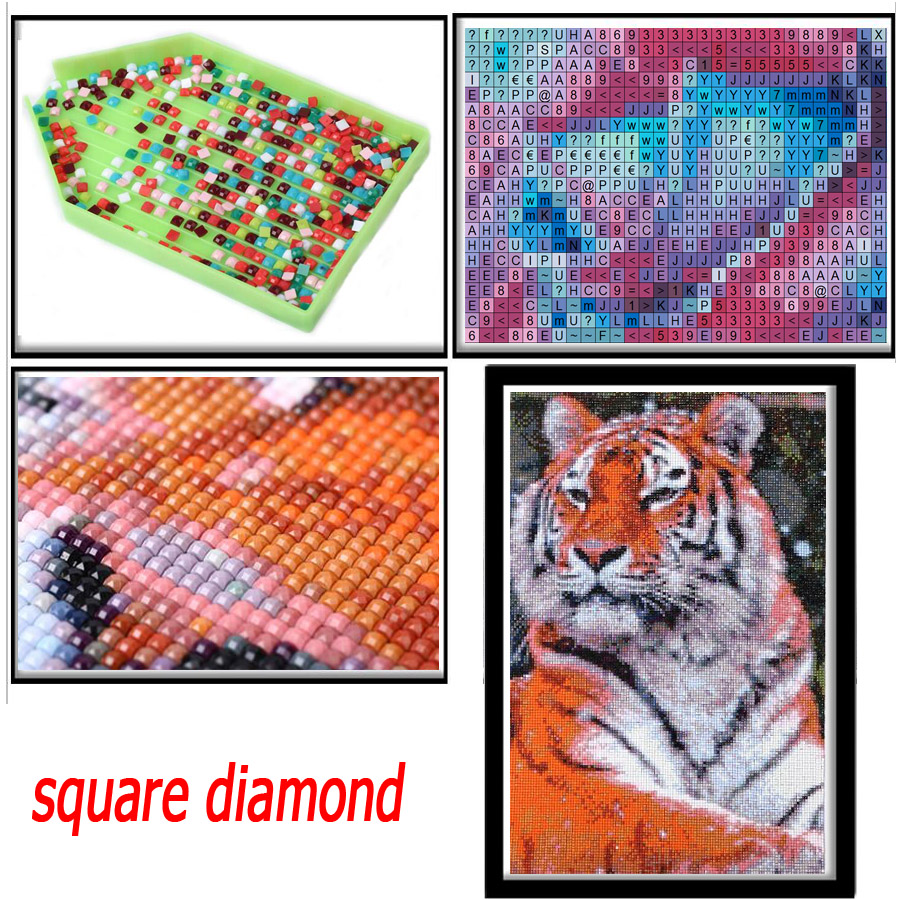 Large Wolf Run Full Round Dril - Embroidery Running Stitch ulasan dan harga