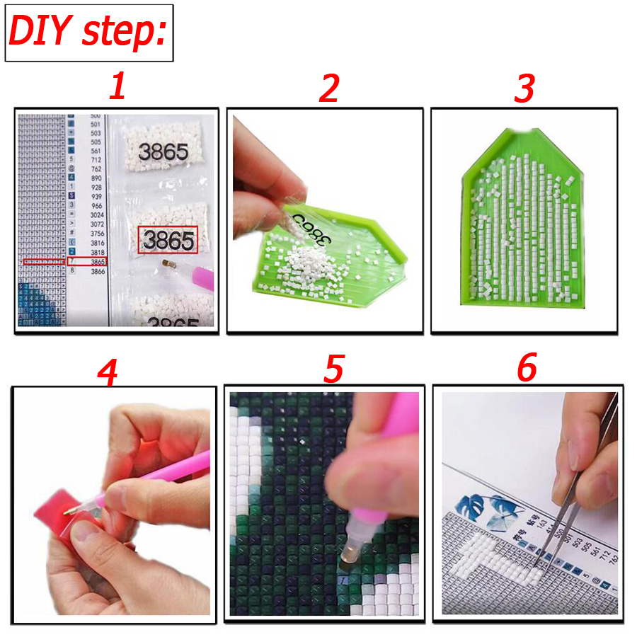 Large Wolf Run Full Round Dril - Embroidery Running Stitch ulasan dan harga