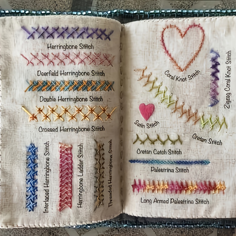 Sewing exercise book, embroide - Embroidery Guide Book ulasan dan harga